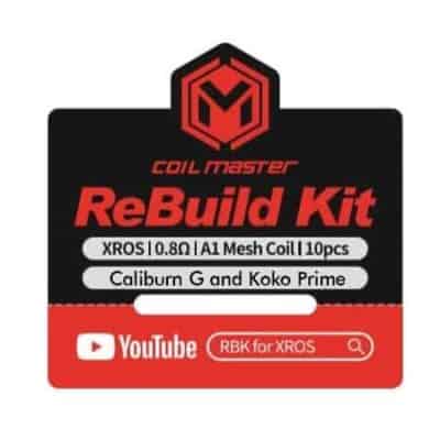 Coil Master ReBuild RBK Kit for Vaporesso XROS,Uwell Caliburn G, Koko prime