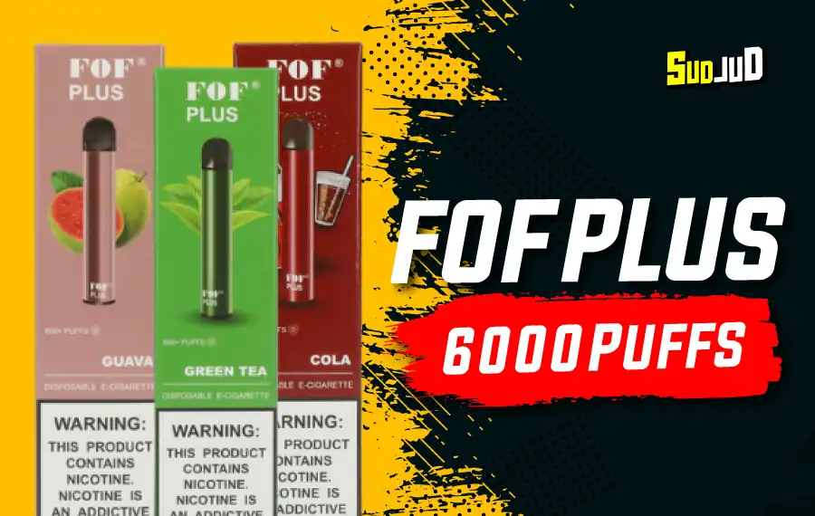 พอต FOF Plus 600 Puff ขนาดกะทัดรัดเหมาะสำหรับพกพาใส่กระเป๋า