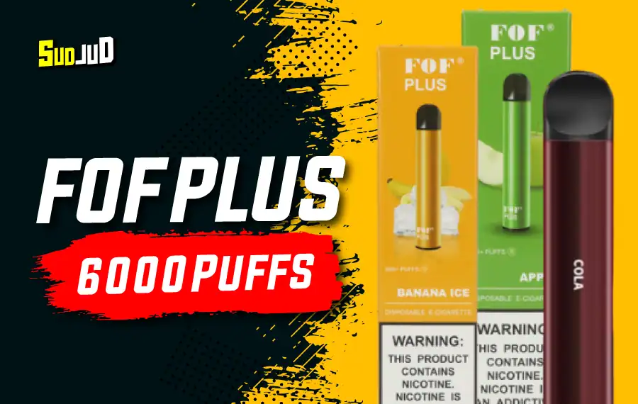 FOF Plus 600 Puff พอตใช้แล้วทิ้งขนาดเล็ก กลิ่นชัด นิคแน่น