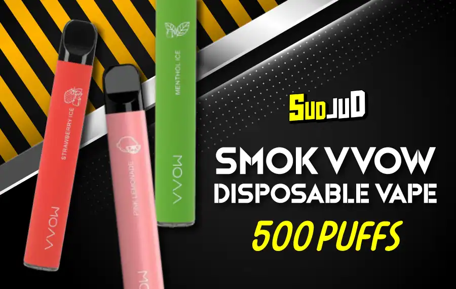 Smok Vvow 500 Puff ขนาดมินิ น้ำหนักเบา จับถนัดมือ เหมาะกับผู้เริ่มต้นหรือสายพกพา