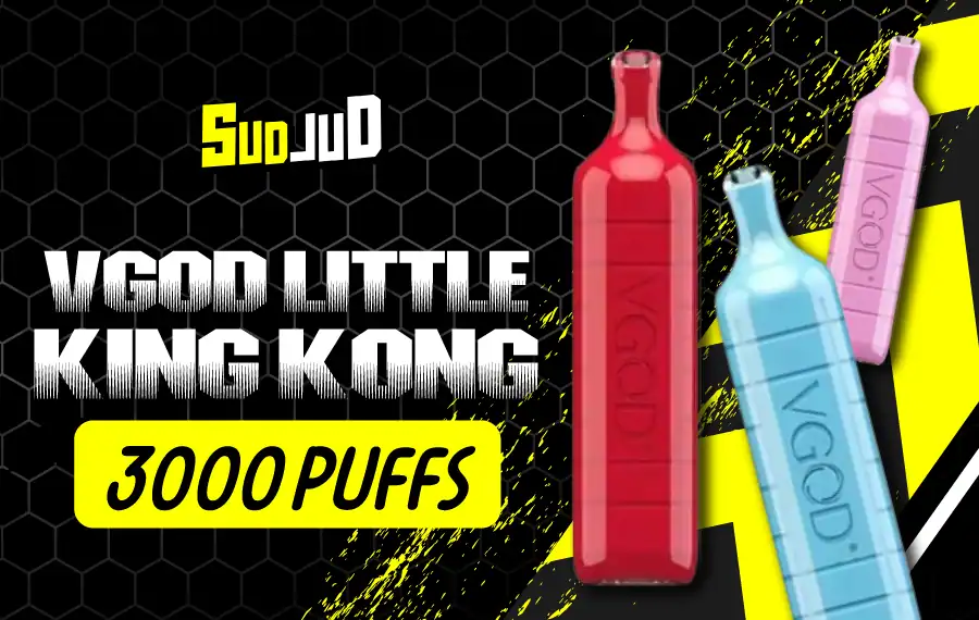 VGOD Little King Kong 3000 Puff ขนาดพอดีมือ ดีไซน์ทรงแท่ง คล้ายซิการ์ สูบได้สะใจ 3000 ครั้ง