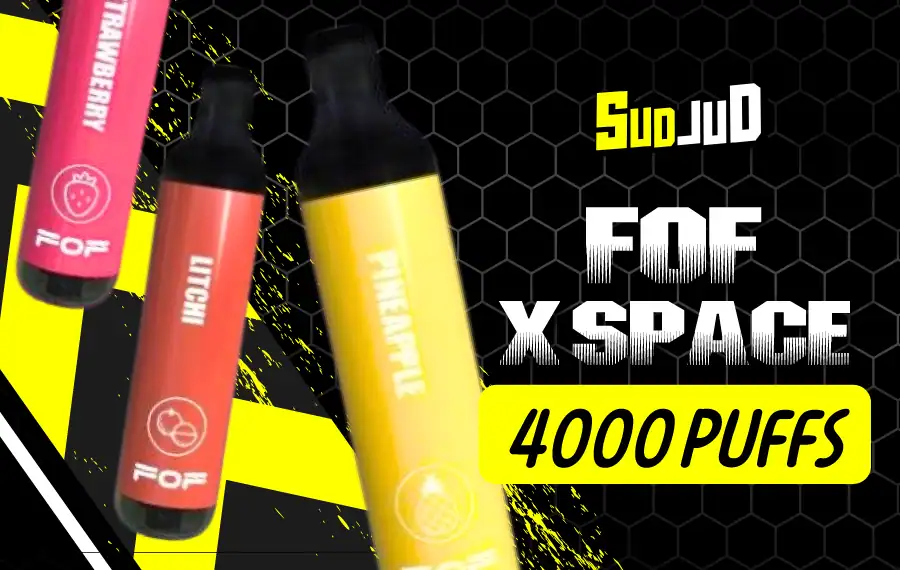 พอตใช้แล้วทิ้ง FOF X SPACE 4000 Puff ใช้งานง่าย พกพาสะดวกสุดๆ