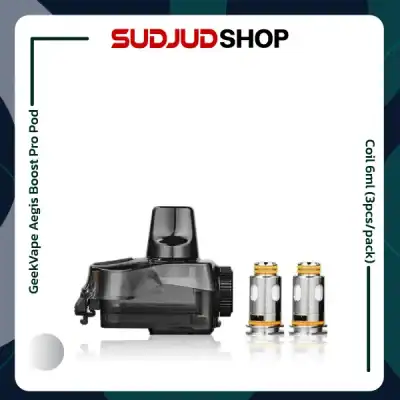 GeekVape Aegis Boost Pro Pod พร้อมคอยส์ 6ml