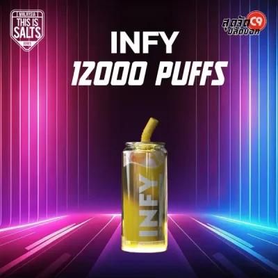INFY 12000 Puff Peach Oolong Tea – กลิ่นชาพีชที่มีความขมปลายจาง ๆ แบบชาแท้