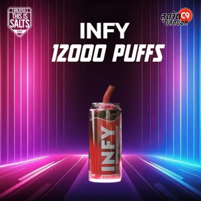 INFY 12000 Puff Raspberry Mulberry – ราสป์เบอร์รีเปรี้ยวจัดตัดด้วยมัลเบอร์รีกลิ่นลึก