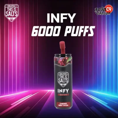 infy 6000 puffs cherry mint soda