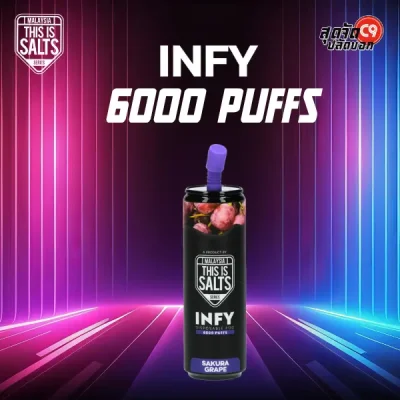 infy 6000 puffs sakura grape