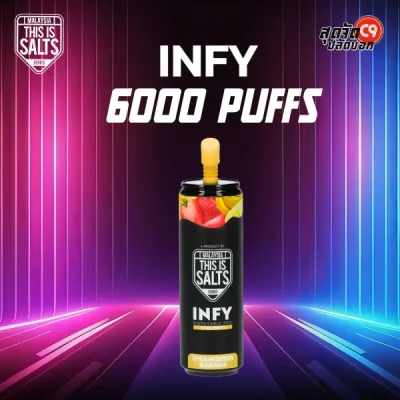 infy 6000 puffs strawberry banana