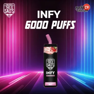 infy 6000 puffs strawberry milk
