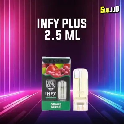 หัว INFY Plus Grape Apple: ผสานความหวานฉ่ำขององุ่น เข้ากับความกรอบสดชื่นของแอปเปิ้ลอย่างลงตัว