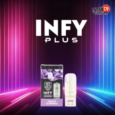 หัว INFY Plus Grape Gummies: หอมหวานหนึบหนับ เหมือนได้ลิ้มลองเจลลี่องุ่นแสนอร่อย