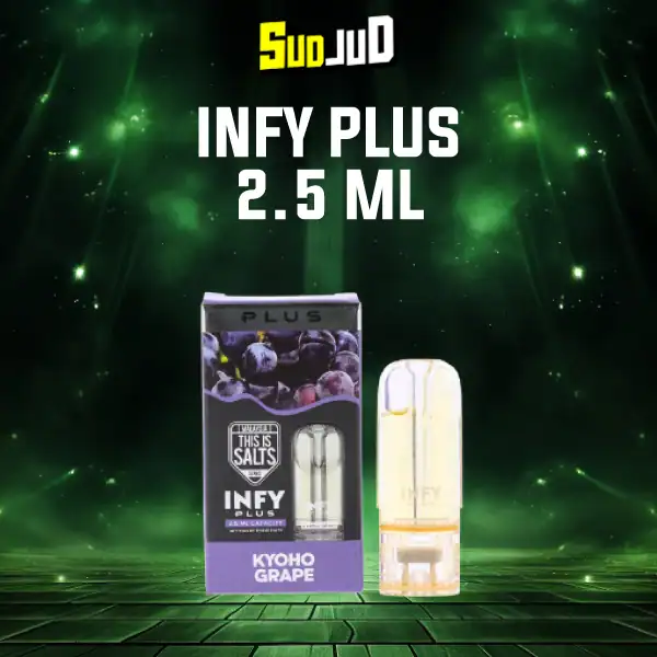 หัวพอต infy plus 2.5ml kyoho grape องุ่นเคียวโฮ กลิ่นองุ่นเข้ม ลุ่มลึก หรูหรา