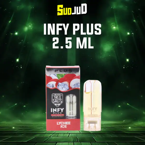 หัวพอต infy plus 2.5ml lychee ice ลิ้นจี่เย็น หวานเย็น สดชื่น ดับกระหาย