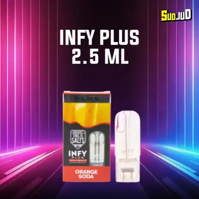 หัว INFY Plus Orange Soda: หอมซ่า สดชื่น เปรี้ยวอมหวาน เหมือนได้ดื่มน้ำส้มโซดาเย็นๆ
