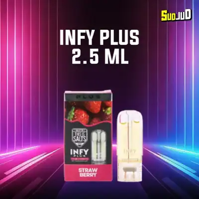 หัว INFY Plus Strawberry: หัว Pod INFY หอมหวานอมเปรี้ยว สดชื่น ชวนให้นึกถึงผลสตรอว์เบอร์รี่สดๆ