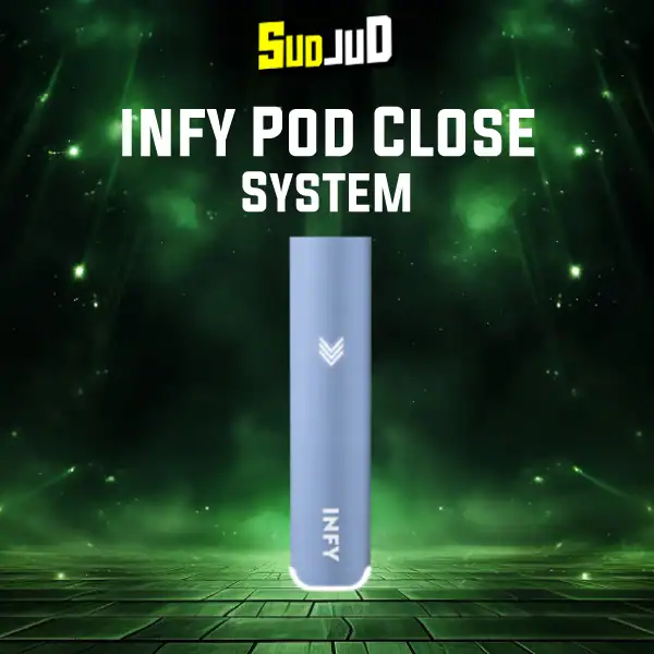 พอตอินฟี่ close system frost blue ฟ้าเย็นแบบน้ำแข็ง ดูสะอาด นิ่ง สุขุมแบบคูลๆ