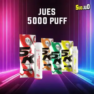 Jues 5000 พอตใช้แล้วทิ้ง ดีไซน์ทันสมัย พัฟจุใจถึง 5000 คำ!