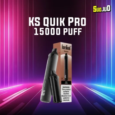 ks quik pro 15000 puffs Lemon Cola – โคล่ามะนาว กลิ่นโคล่าผสมมะนาว ซ่าจัด หอมสดชื่น สูบเพลินไม่เลี่ยน