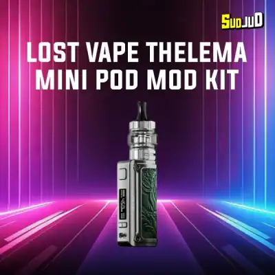 lost vape thelema mini kit selva silver