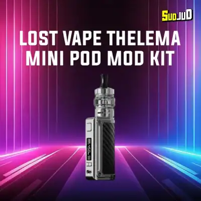 lost vape thelema mini kit space silver