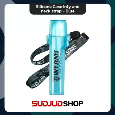 Silicone Case Infy and neck strap (Blue)