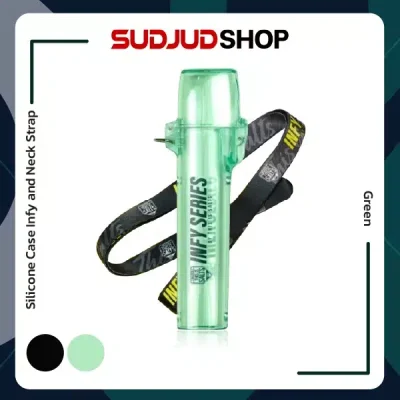 Silicone Case Infy and Neck Strap – Green