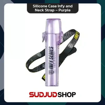 Silicone Case Infy and Neck Strap – Purple