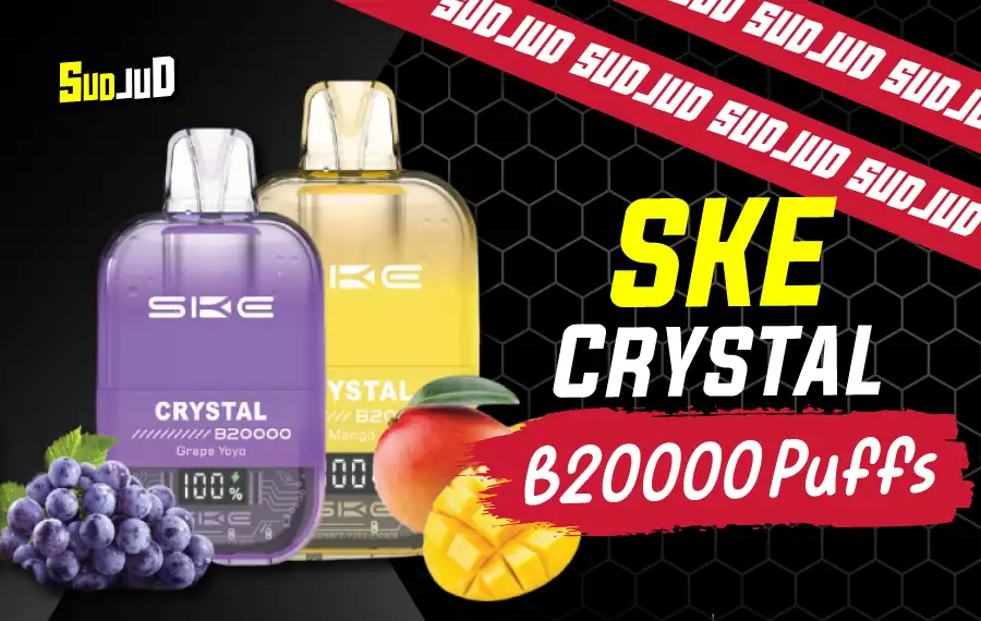 พอตใช้แล้วทิ้ง SKE Crystal B20000 Puffs กลิ่นชัดทุกคำ