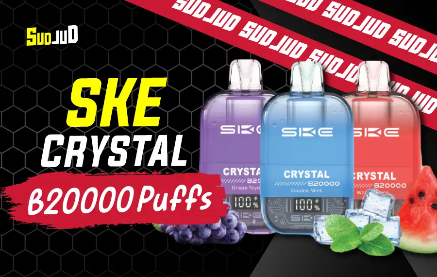 SKE Crystal B20000 Puffs ดีไซน์หรูใส Crystal ฟีลสูบพรีเมียม