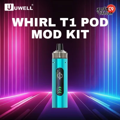 Uwell whirl t1 pod mod Kit แบตในตัว 1300 mah