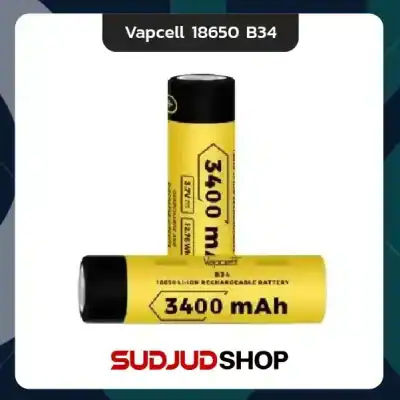 Vapcell 18650 B34 3400mAh ทอง