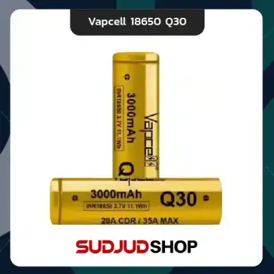 Vapcell 18650 Q30 3000mAh 35A ทอง