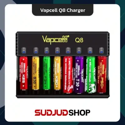 Vapcell Q8 Charger 8 ช่อง