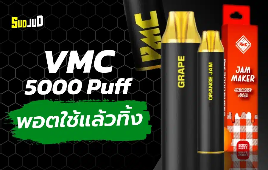 VMC 5000 Puff พอตกลิ่นหลากหลาย 5,000 คำ สูบจุใจ