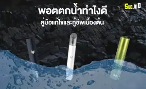 พอตตกน้ำทำไงดี? วิธีแก้ไขเบื้องต้นแบบไม่พัง