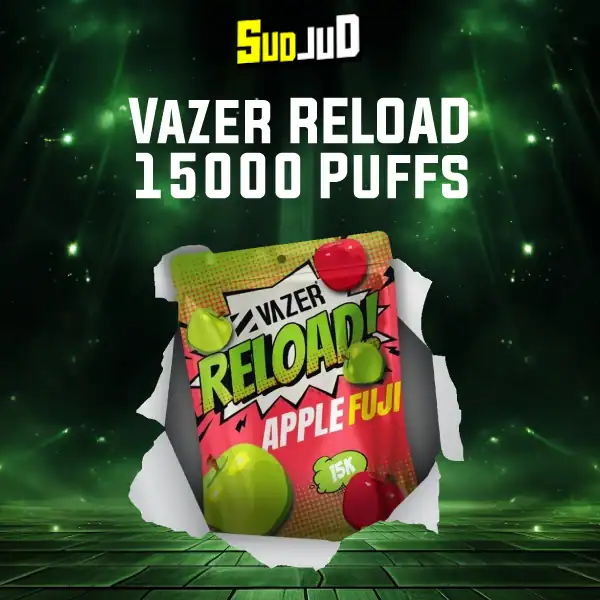 vazer reload 15k apple fuji หวานเปรี้ยวฉ่ำ ๆ แบบแอปเปิ้ลแท้ สดชื่นทุกคำ