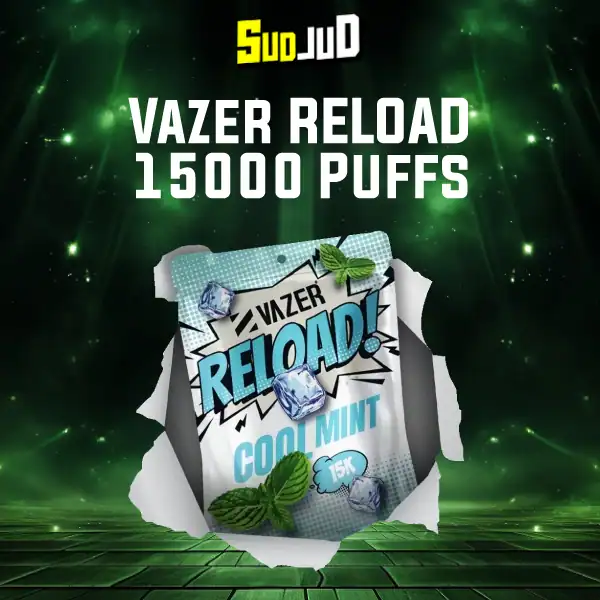 vazer reload 15k cool mint มิ้นท์เย็นจี๊ด สดชื่นสะใจ