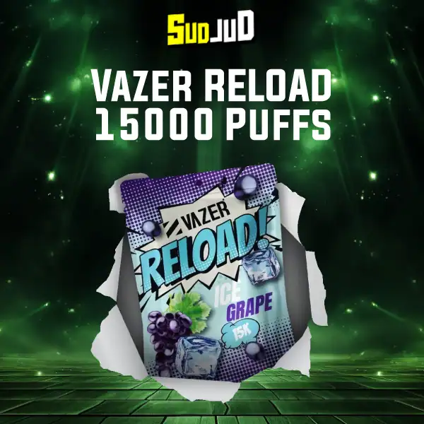vazer reload 15k ice grape องุ่นเย็นจัด หวานอมเปรี้ยว สดชื่นเต็มคำ