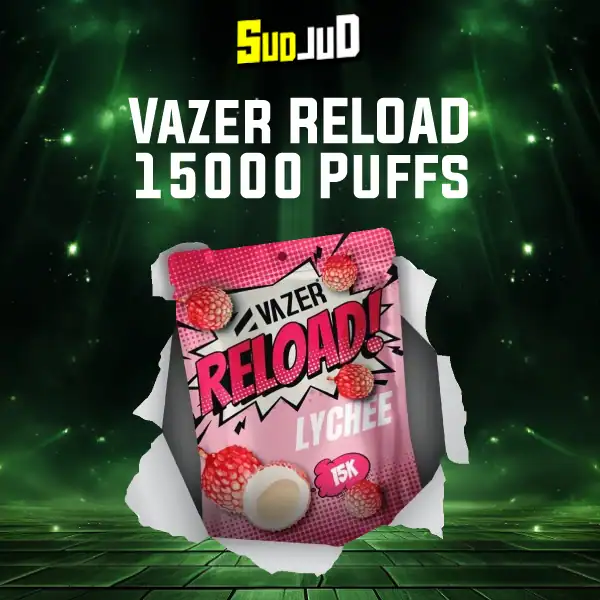 vazer reload 15k lychee ลิ้นจี่หอมหวาน สดชื่นไม่เลี่ยน