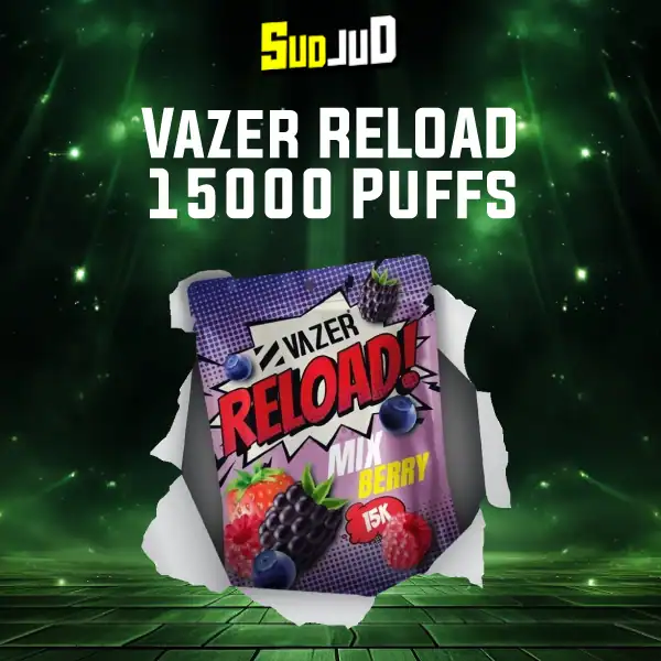 vazer reload 15k mixberry รวมเบอร์รี่เปรี้ยวหวาน หอมสดชื่น