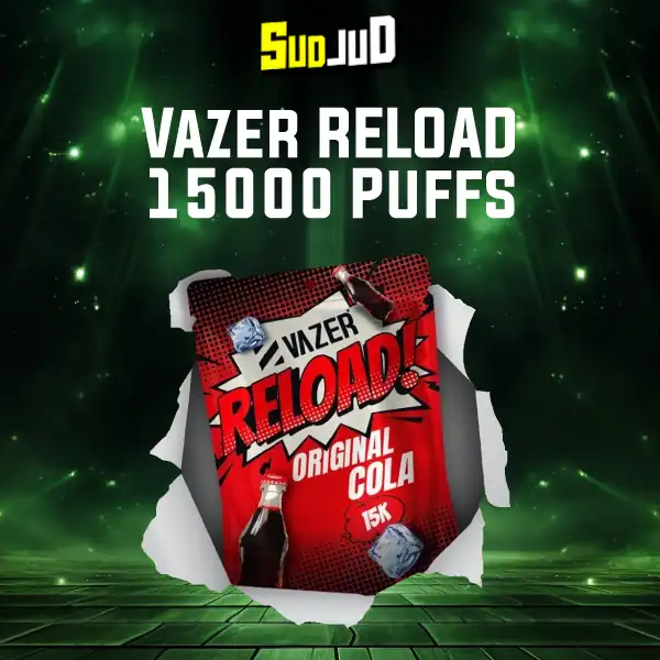 vazer reload 15k original cola โคล่าซ่าหวาน หอมสดชื่นแบบน้ำอัดลม