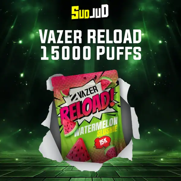 vazer reload 15k watermelon slushie แตงโมเย็นฉ่ำ หอมหวานชื่นใจ
