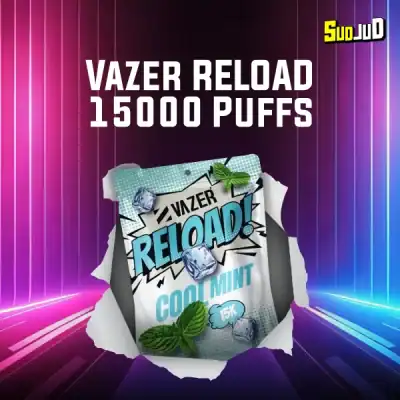 หัว vazer reload 15k cool mint มิ้นท์เย็นจัด สดชื่น สายเย็นต้องชอบ สูบแล้วโล่งคอมาก
