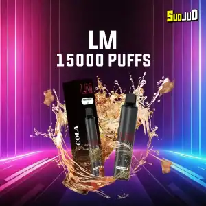 lm 15000 puffs กลิ่น Cola โคล่าซ่าๆ หอมหวาน เหมือนเปิดกระป๋องเย็นๆ