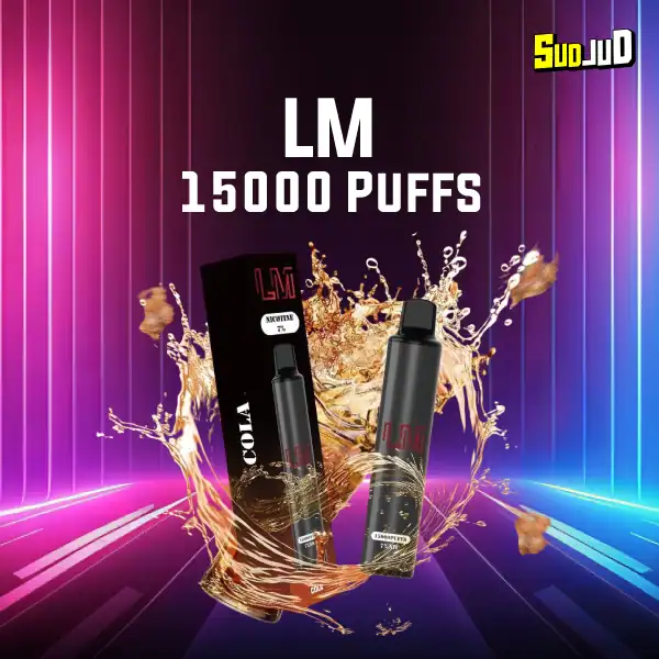 lm 15000 puffs กลิ่น Cola โคล่าซ่าๆ หอมหวาน เหมือนเปิดกระป๋องเย็นๆ