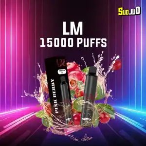 lm 15000 puffs กลิ่น Pink Berry กลิ่นเบอร์รีรวม เปรี้ยวอมหวาน สดชื่นทุกคำสูบ